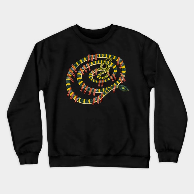 Snake & Ladders Crewneck Sweatshirt by BullShirtCo